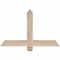 Ekena Millwork Eugene Smooth Timber Gable Bracket, Douglas Fir, 36"W x 23"H x 3 1/2"D x 3 1/2"F, 15/12 Pitch GBW036X23X0404EUG00SDF - alternate 1